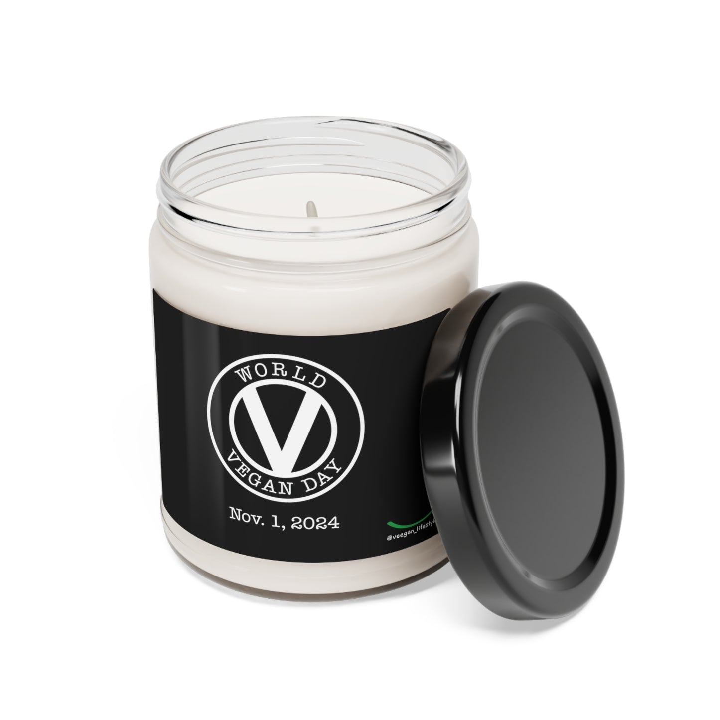 World Vegan Day 2024 Scented Soy Candle, 9oz (3 available scents)