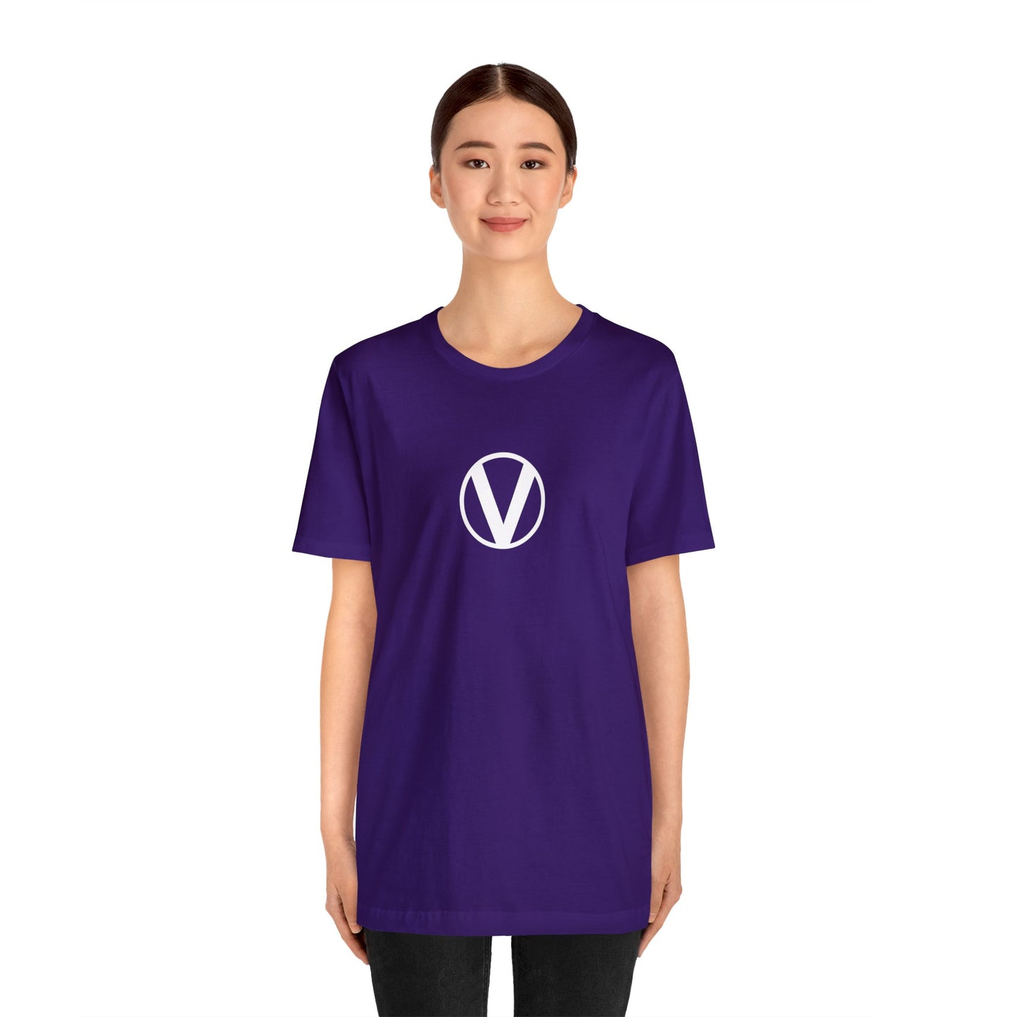 "Circle-V" Unisex Jersey Short Sleeve Tee