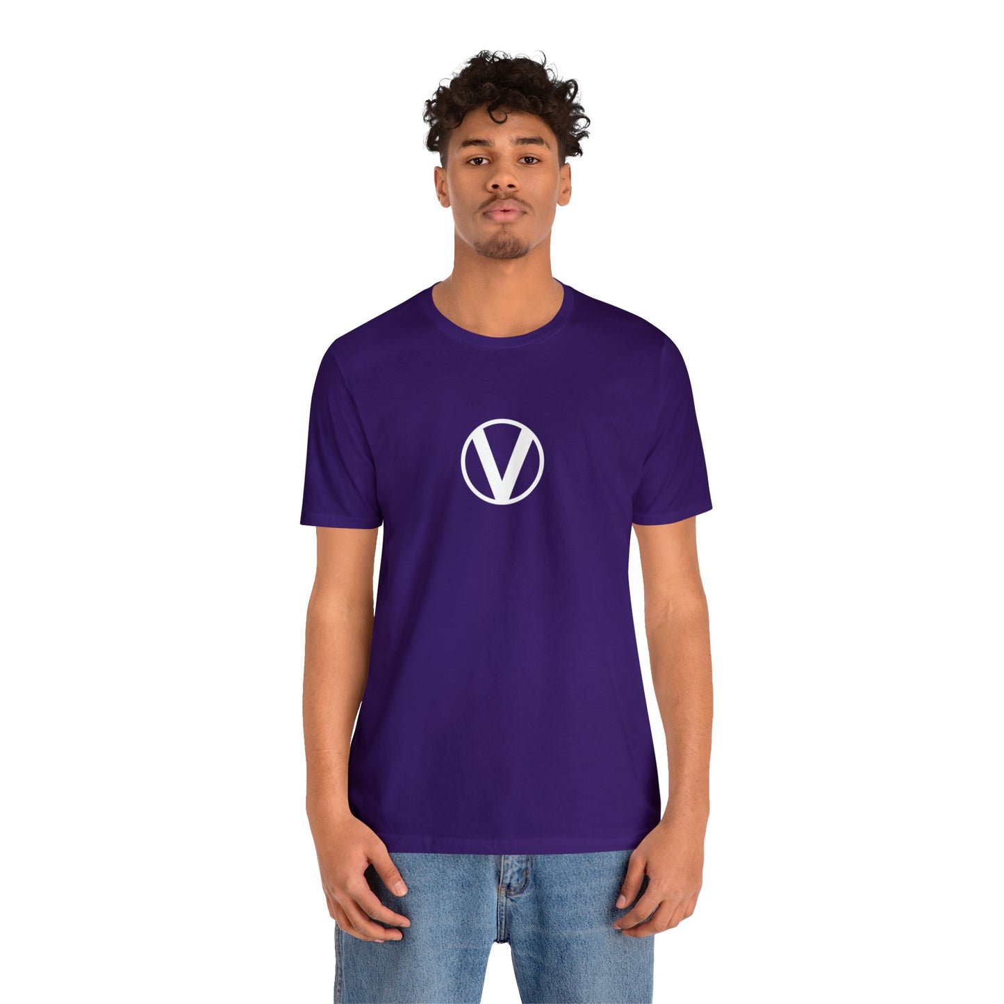 "Circle-V" Unisex Jersey Short Sleeve Tee