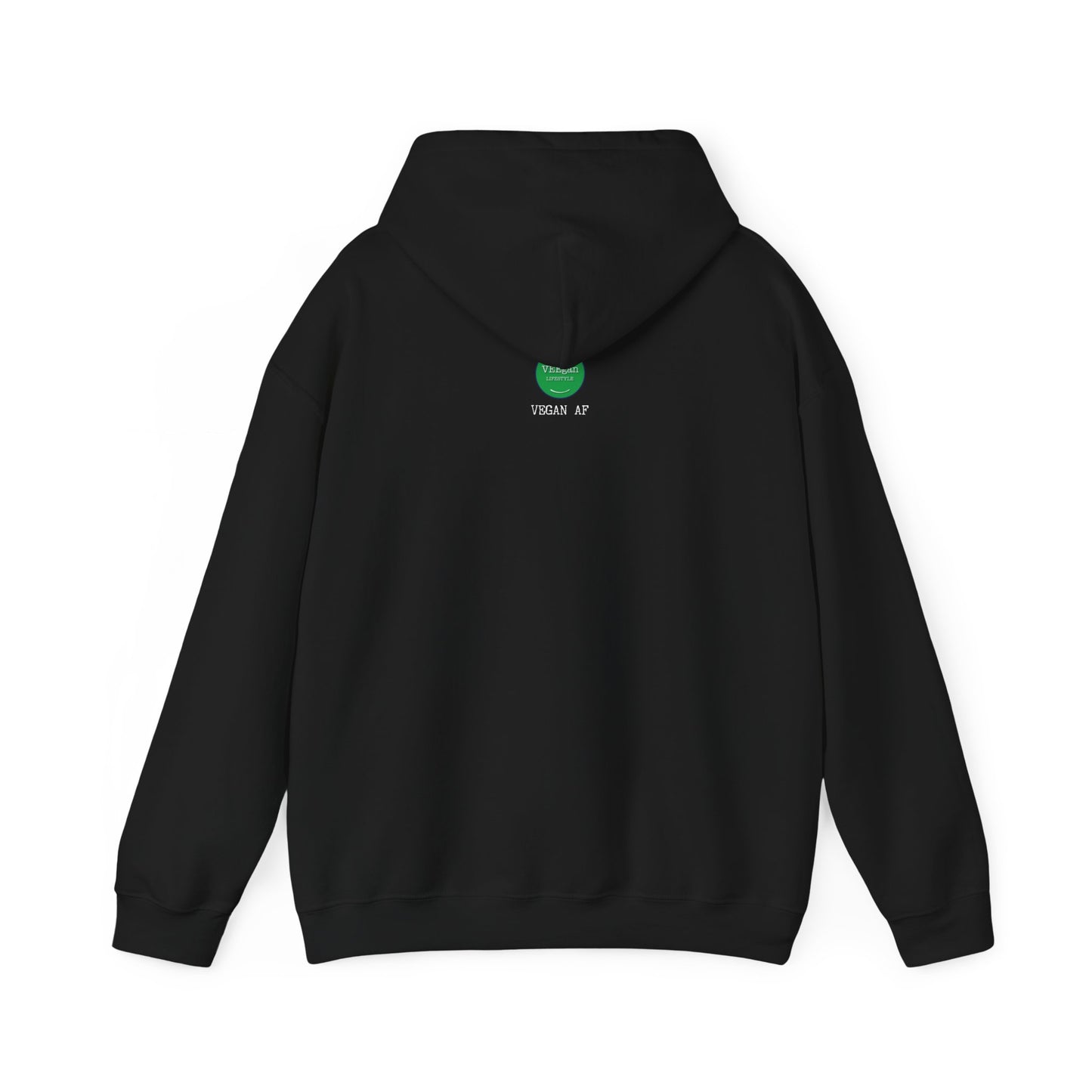 "VEGAN AF" Heavy Hooded Sweatshirt