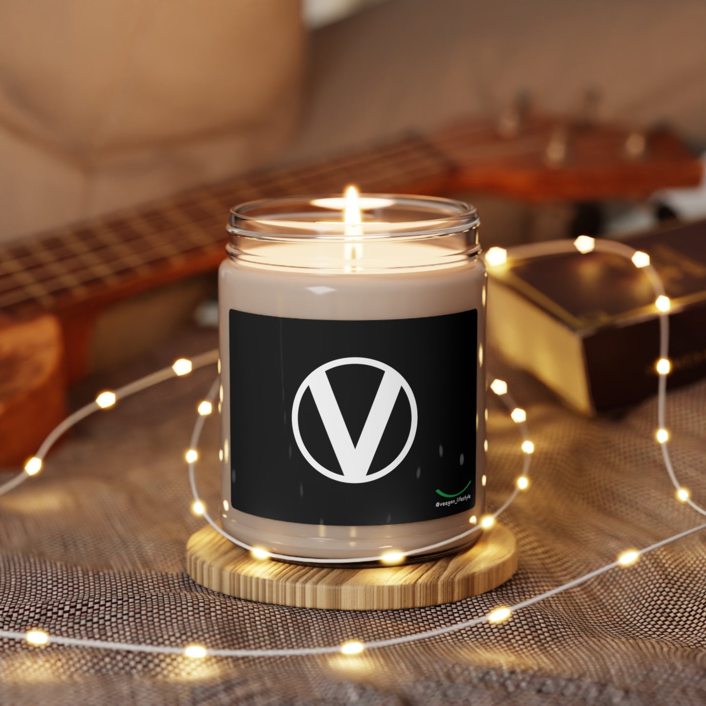 front Circle-V candle lifestyle