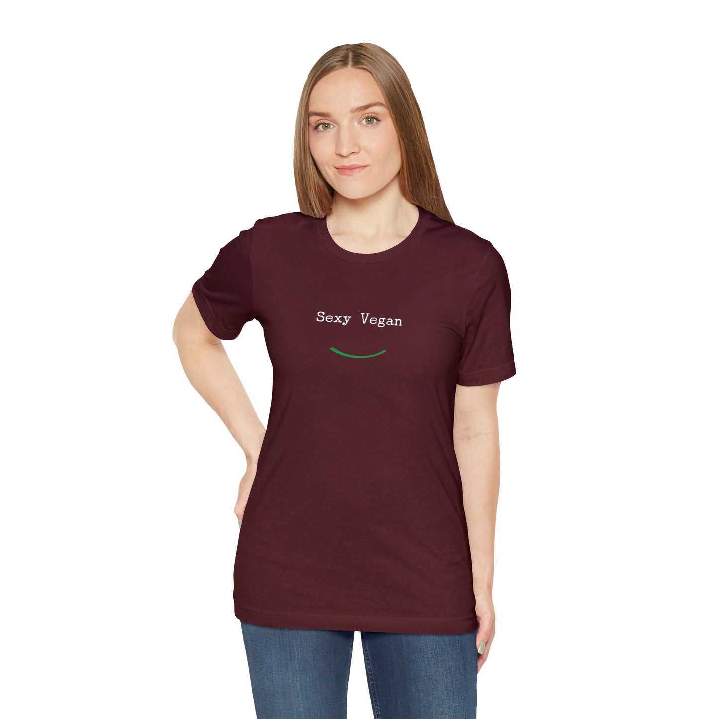 "Sexy Vegan" Unisex Jersey Short Sleeve Tee