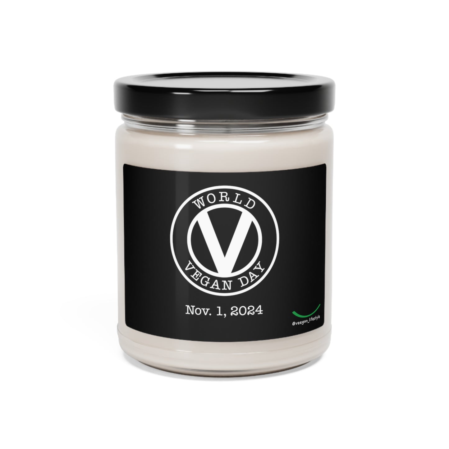 World Vegan Day 2024 Scented Soy Candle, 9oz (3 available scents)