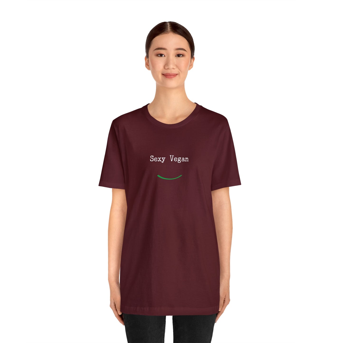 "Sexy Vegan" Unisex Jersey Short Sleeve Tee