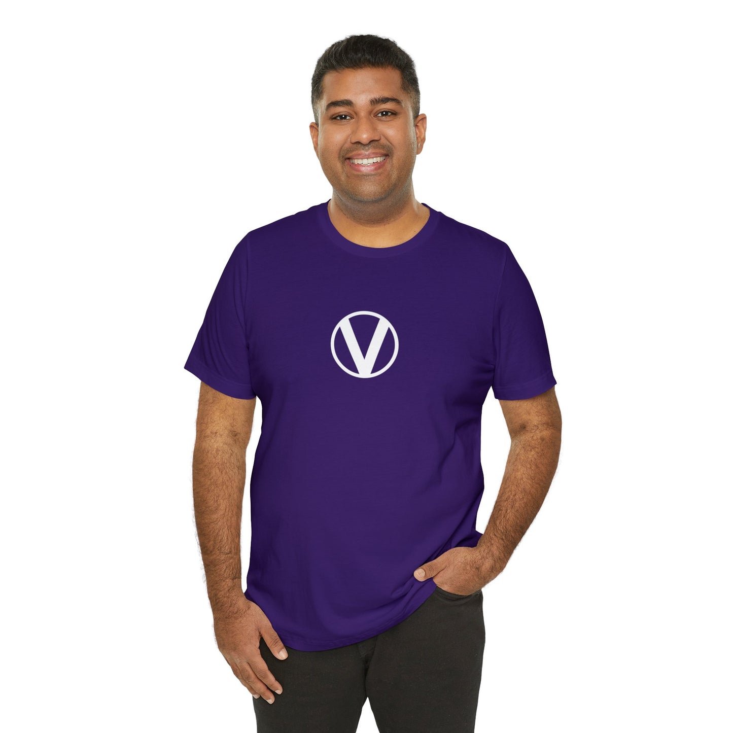 "Circle-V" Unisex Jersey Short Sleeve Tee