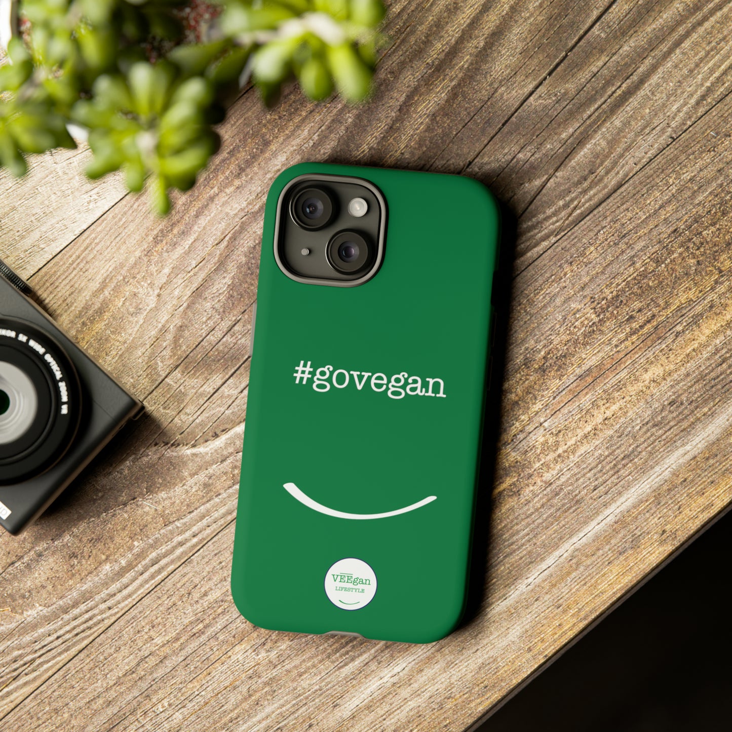 "#govegan" Tough Phone Case