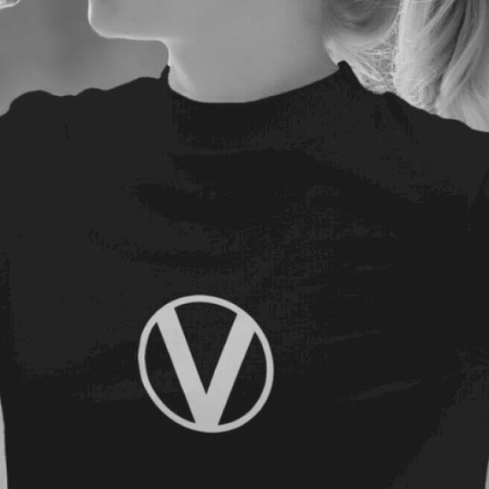 VEEgan Lifestyle promo video with circle-v shirts  vegan community that smiles